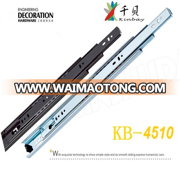 Full Extension Ball Bearing Telescopic Drawer Channel